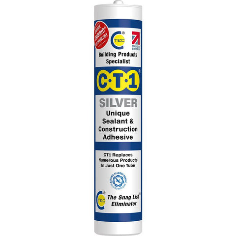 CT1 Sealant & Adhesive 290ml - Silver - RAL9022 Main Image