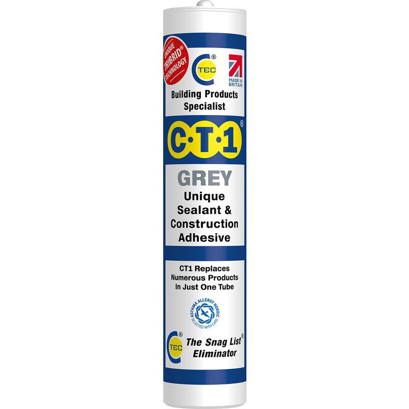 CT1 Sealant & Adhesive 290ml - Grey - RAL7040 Main Image