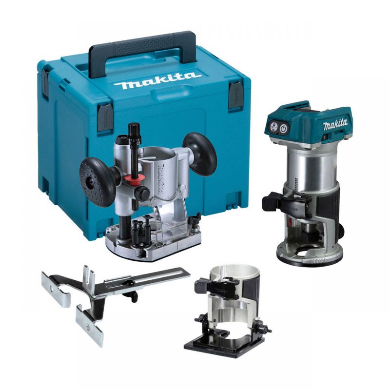 Makita DRT50ZJX2 18V Router/Trimmer BL LXT (2 x batts and charger) Main Image