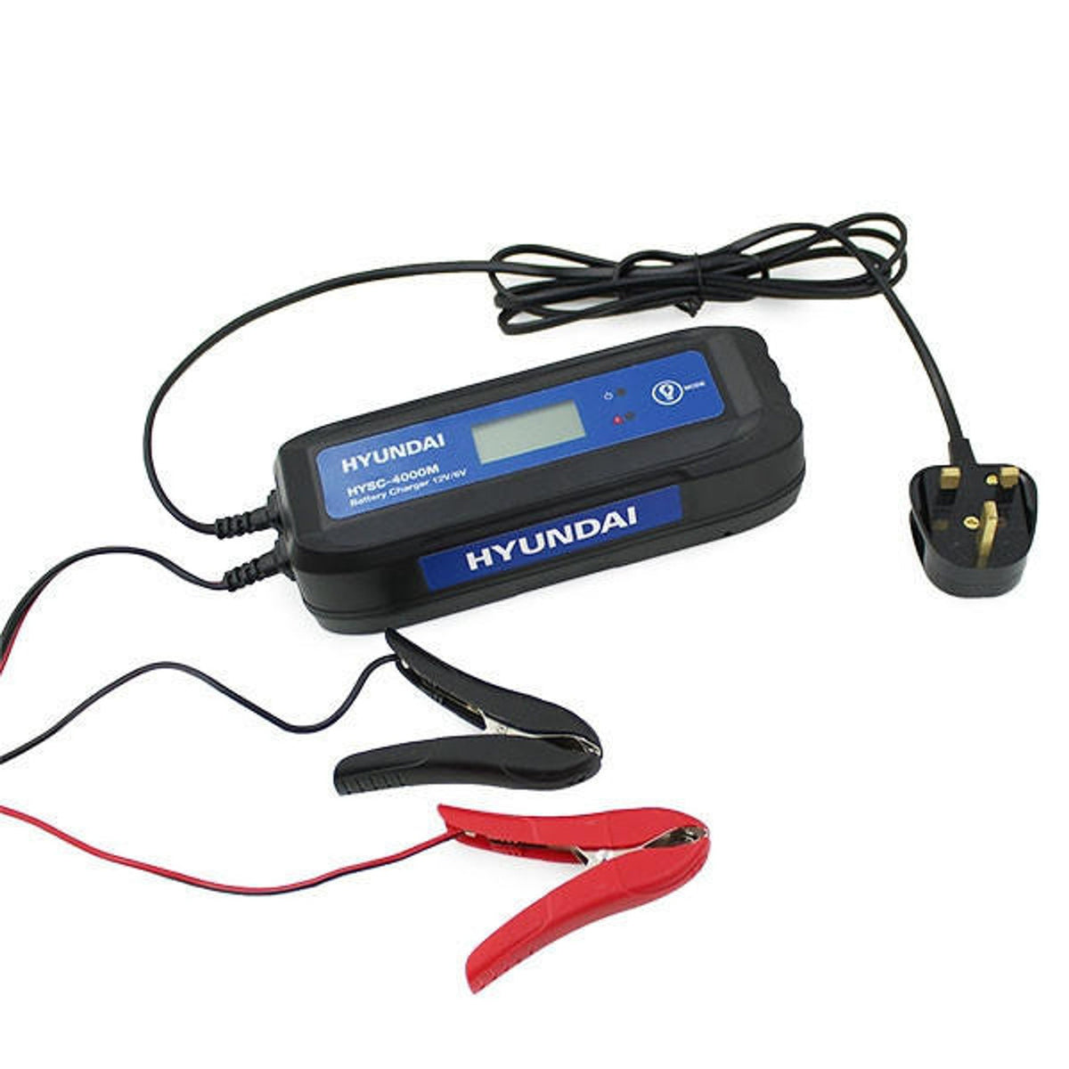 Hyundai  4 Amp SMART Car Battery Charger 6v - 12v - HYSC-4000M Main Image