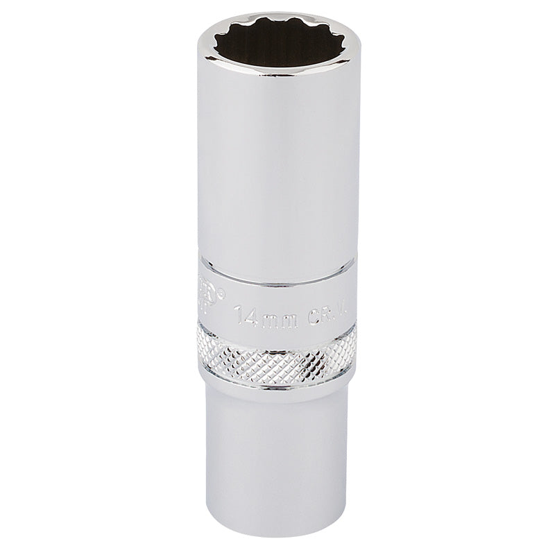 Draper HI-TORQ 12 Point Deep Socket, 3/8  Sq. Dr., 14mm Main Image