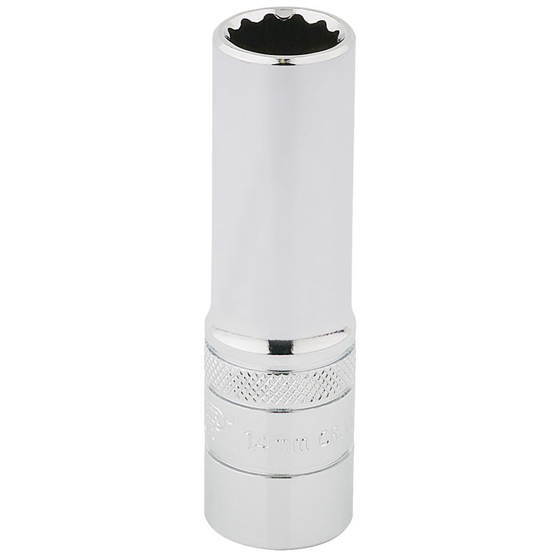 Draper HI-TORQ 12 Point Deep Socket, 1/2  Sq. Dr., 14mm Main Image