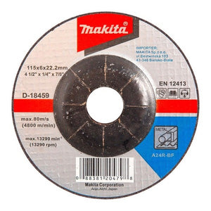 Makita *GRINDING WHEEL A24R 115x6xA24 Main Image