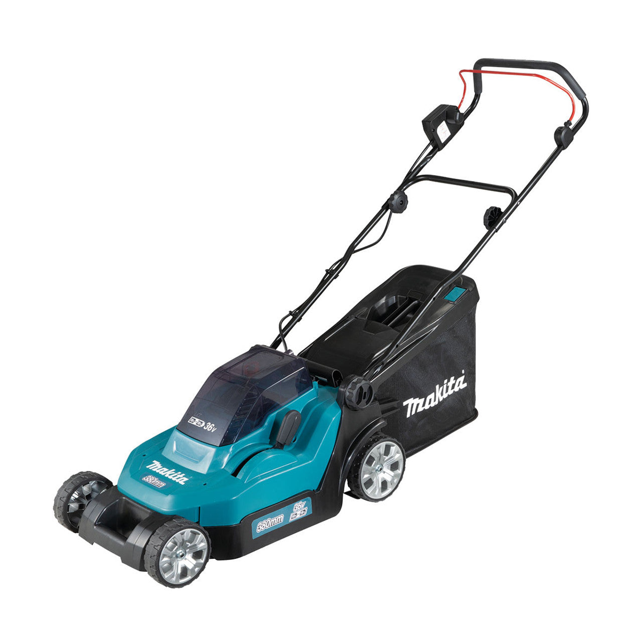 Makita DLM382Z Twin 18v 38cm Lawn Mower Main Image