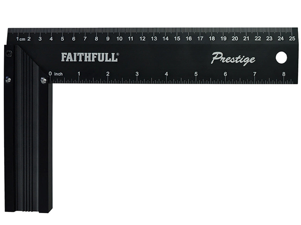 Faithfull Prestige Try Square Black Aluminium- Main Image