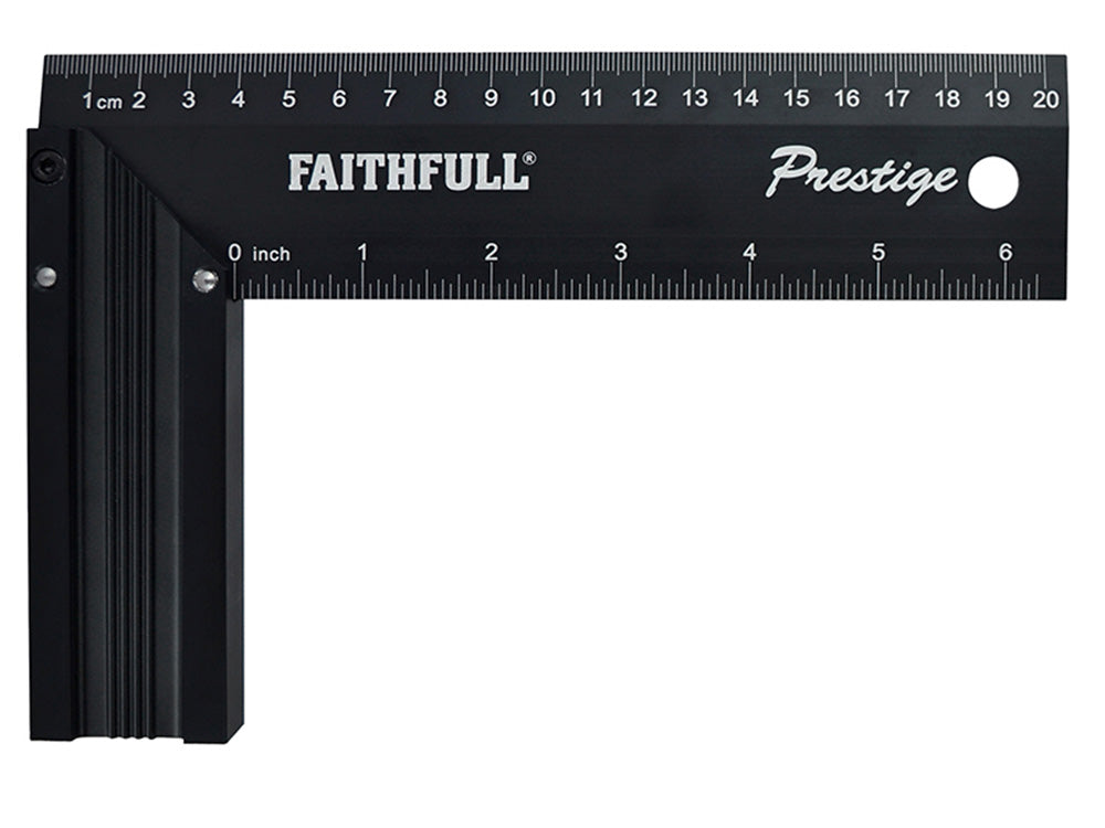 Faithfull Prestige Try Square Black Aluminium- Main Image