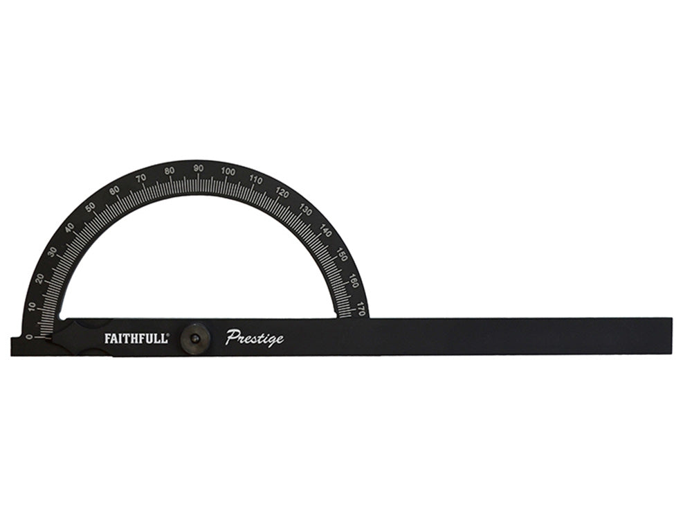 Faithfull Prestige Angle Gauge Black Aluminium 150 x 270mm-755002 Main Image