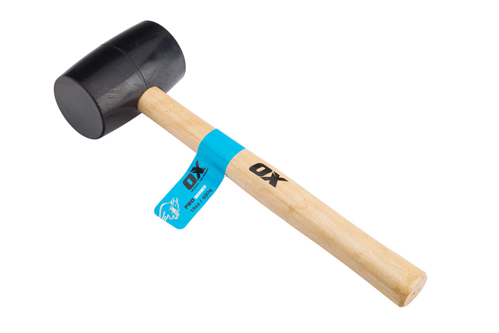 OX Trade Black Rubber Mallet - 16 oz - OX-T081716 Main Image