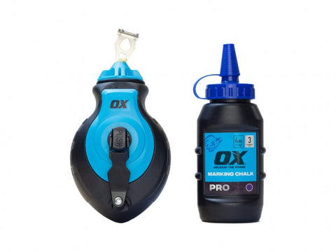 OX Tools OX-P506302 Pro Aluminium Kevlar Chalk Line Reel and Refill Main Image