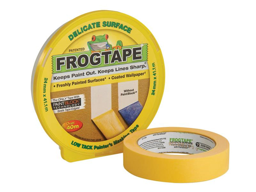 Shurtape FrogTape Delicate Surface Masking Tape 24mm x 41.1m-202552 Main Image