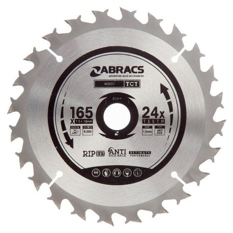 Abracs TCTC16524 TCT BLADE 165mm x 20mm x Main Image