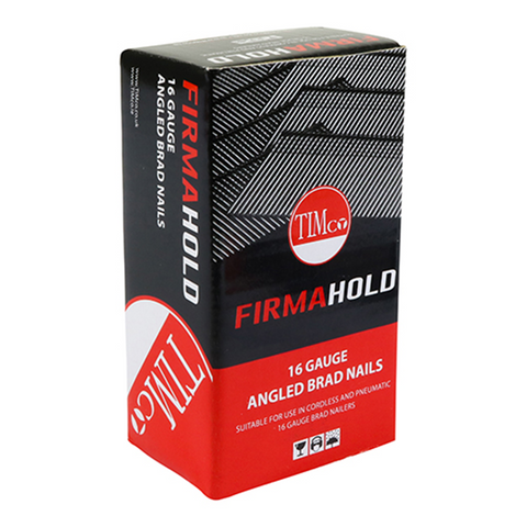 FirmaHold Collated Brad Nails - 16 Gauge - Angled - Galvanised