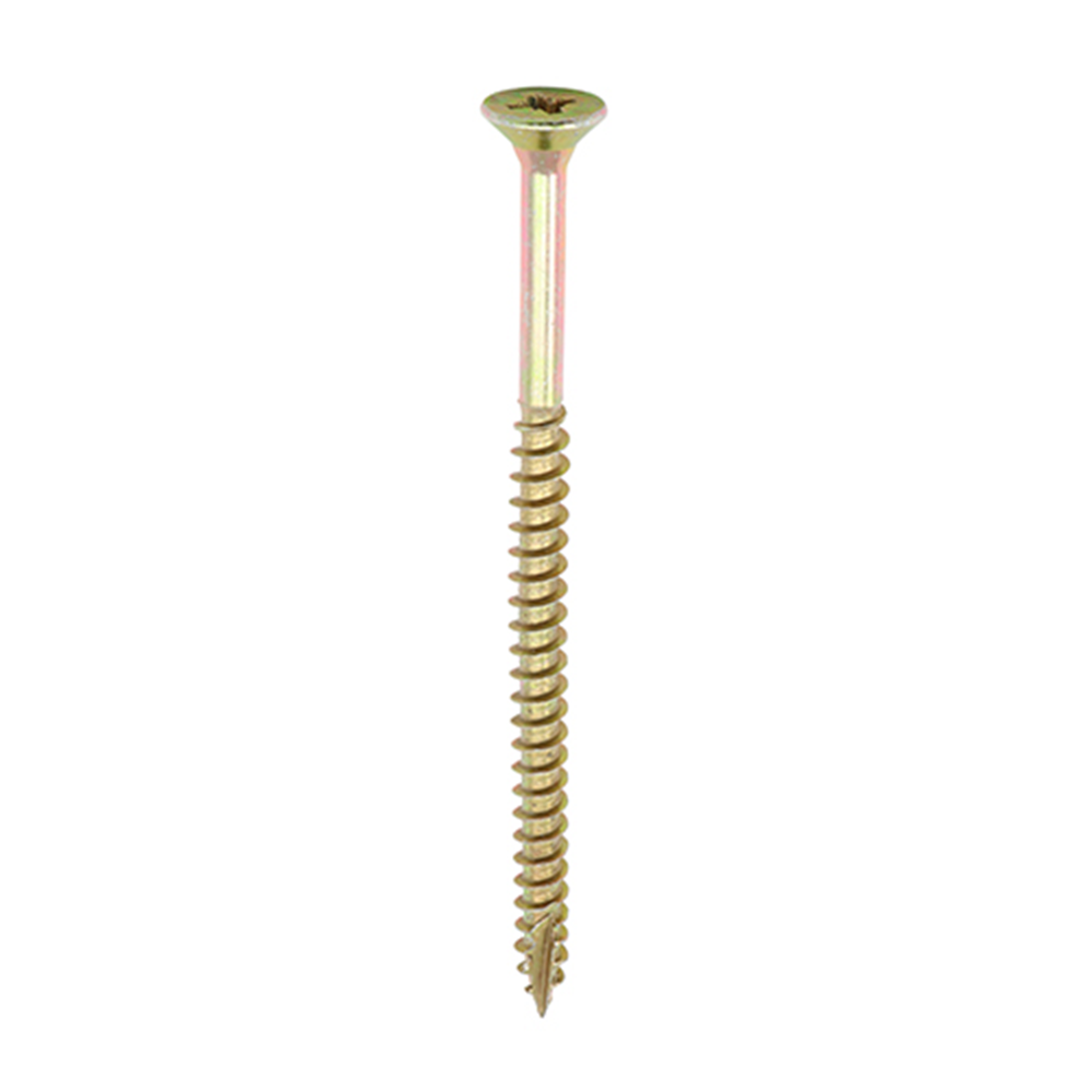 Classic Multi-Purpose Screws - PZ - Double Countersunk - Yellow