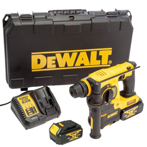 DeWalt DCH253M2 18v XR Cordless SDS+ Plus Hammer Drill inc 2x 4.0Ah Batts Main Image