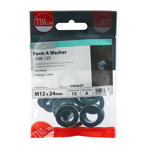 Form A Washer (DIN 125-A) - Zinc Main Image