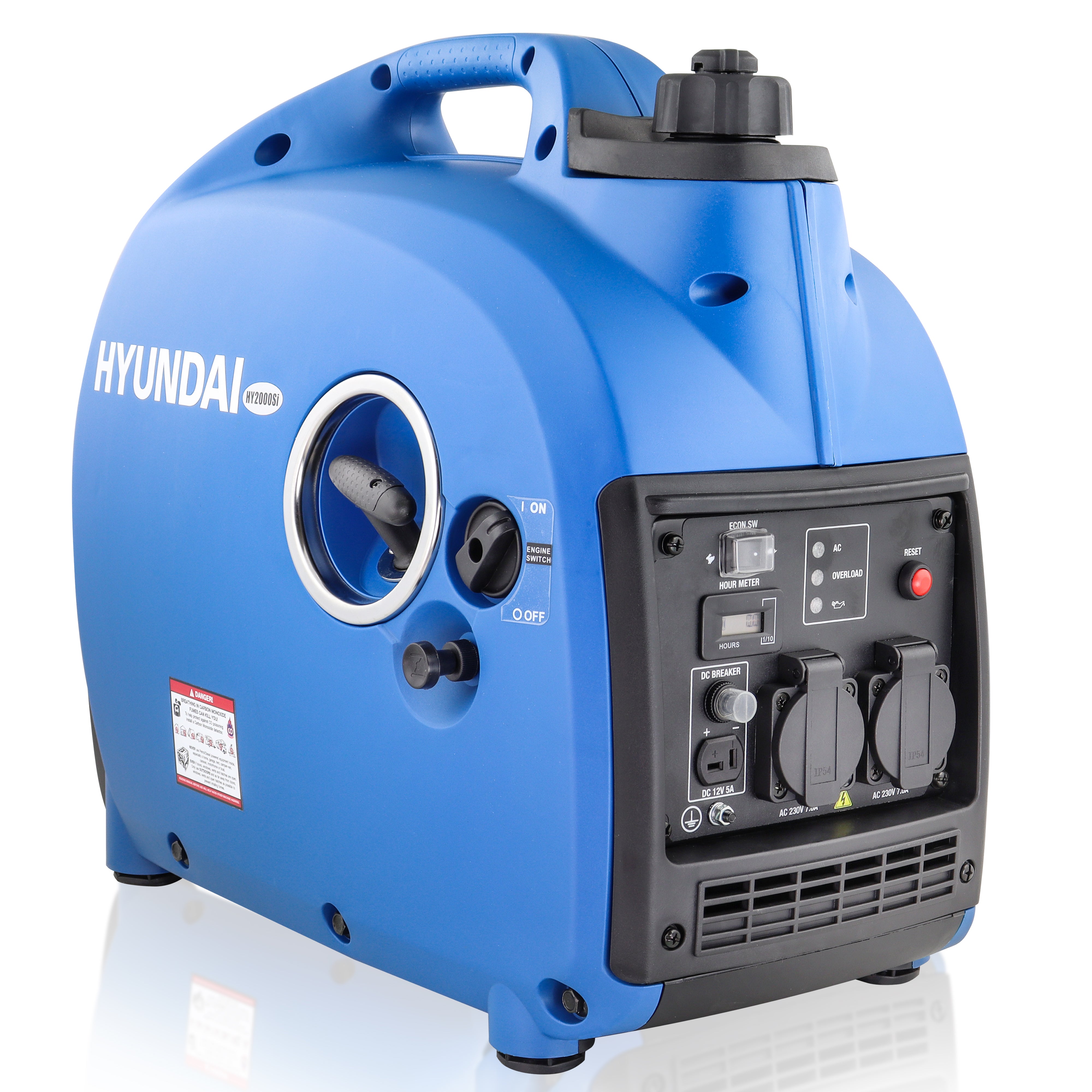 Hyundai 2000w Portable Petrol Inverter Generator - HY2000Si Main Image