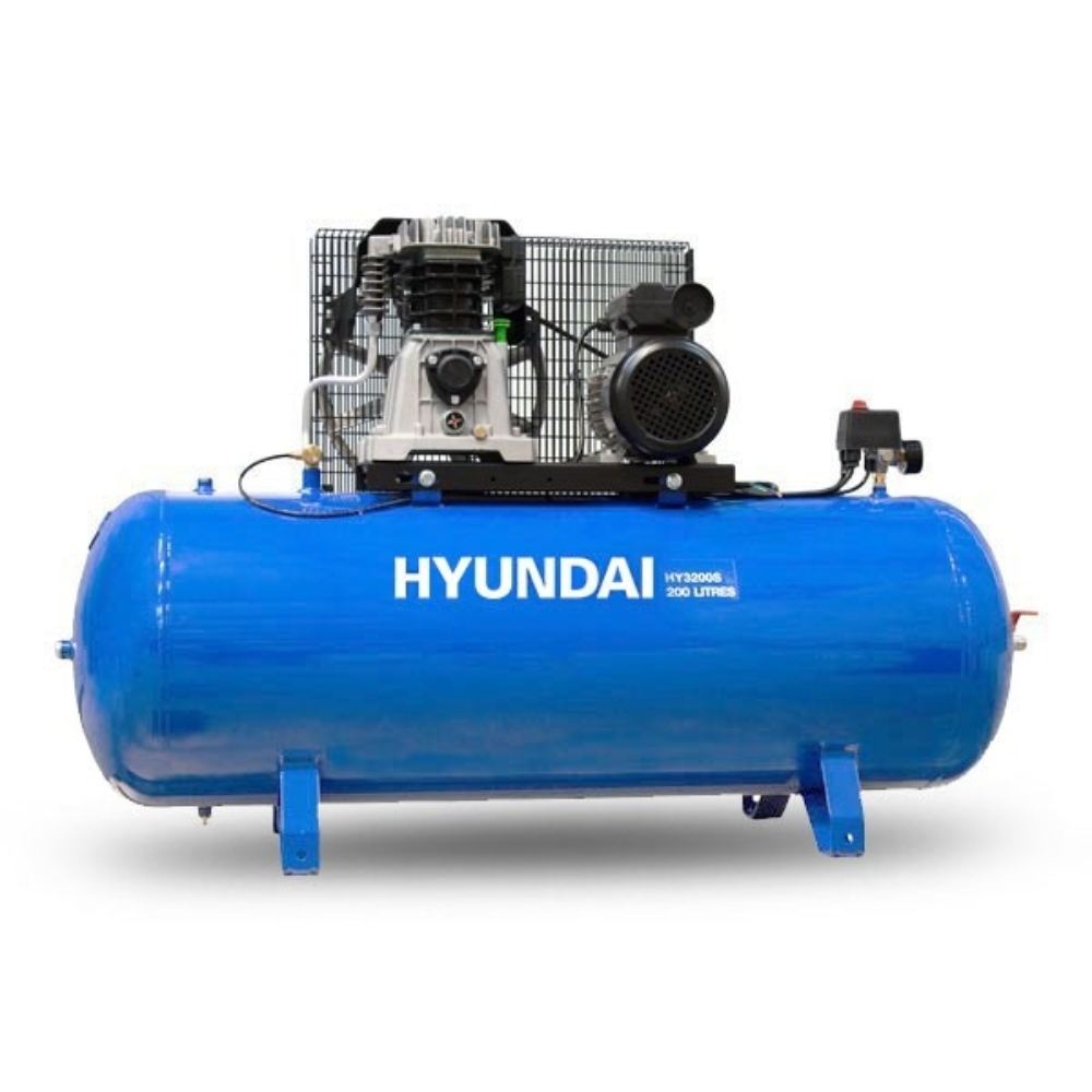 Hyundai 200 Litre Air Compressor, 14CFM-145psi, Electric 3hp - HY3200S Main Image