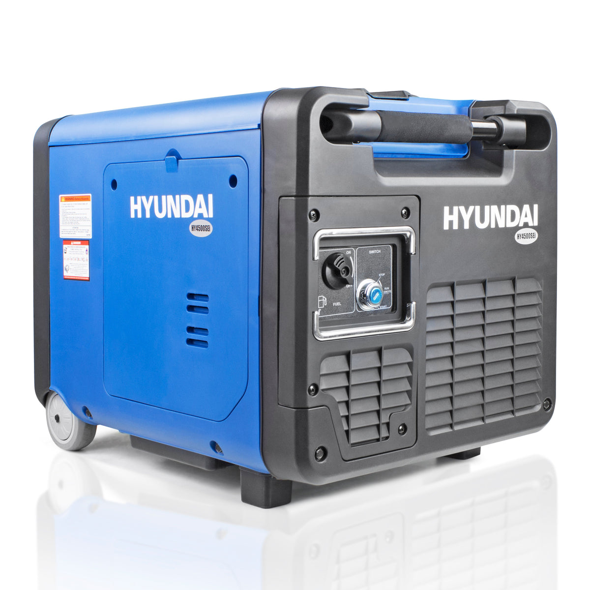 Hyundai 4000W Petrol 40kW - 5kVA Portable Inverter Generator - HY4500SEI Main Image