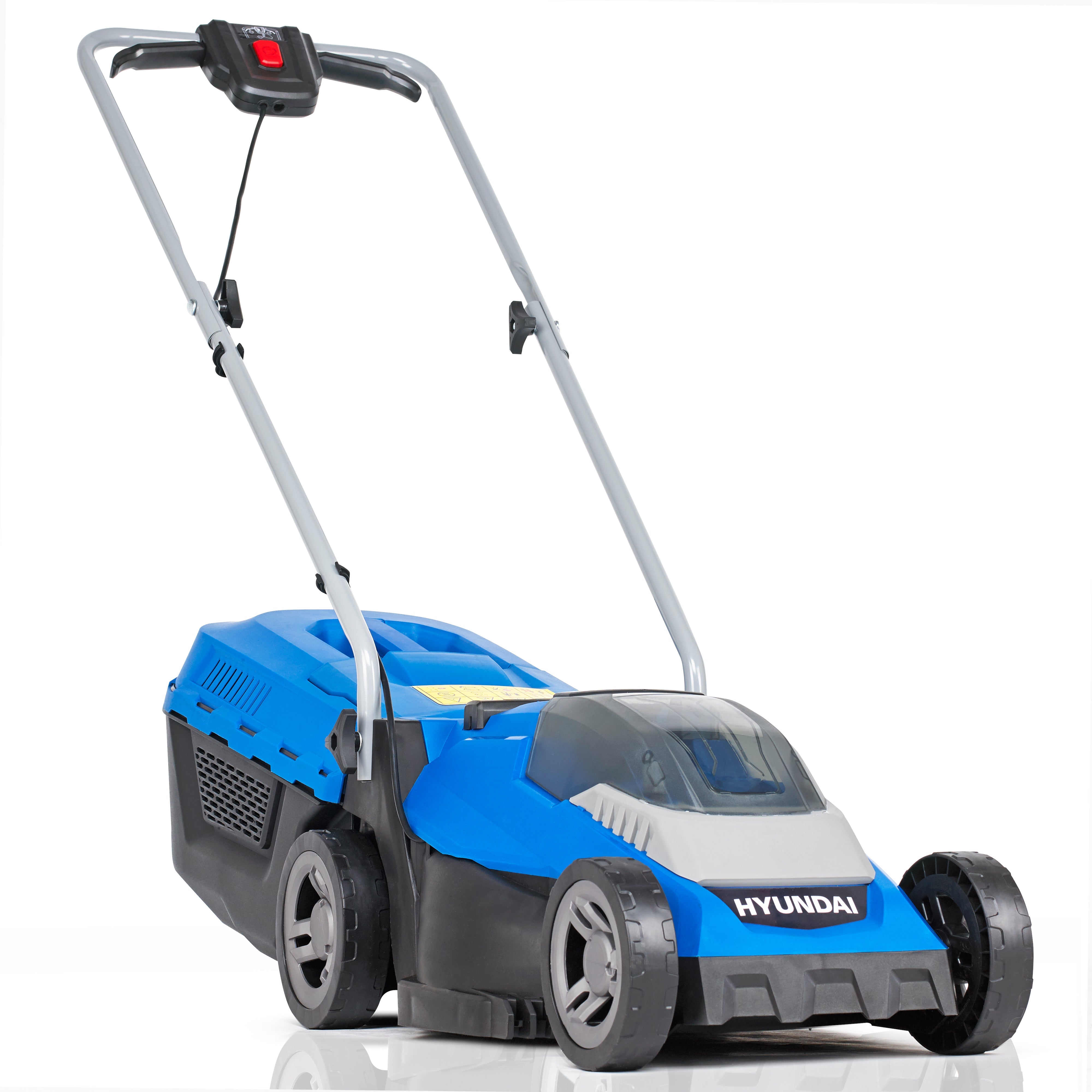 Hyundai 40V Lithium-Ion Cordless Battery Powered Roller Lawn Mower 33cm Cutting Width With Battery and Charger - HYM40LI Main Image