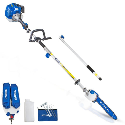 Hyundai 52cc Long Reach Petrol Pole Saw-Pruner-Chainsaw - HYPS5200X Main Image