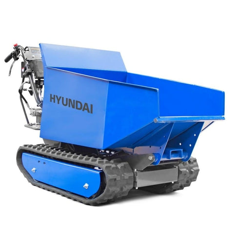 Hyundai 196cc Petrol 500kg Payload Tracked Mini Dumper - Power Barrow  - Transporter - HYTD500 Main Image