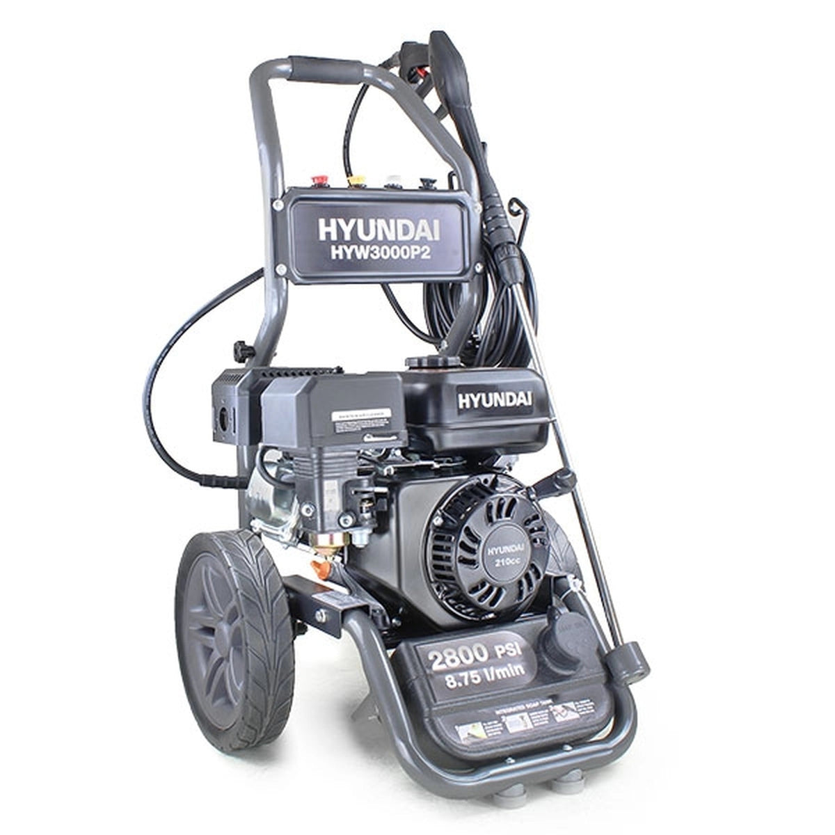 Hyundai 2800psi 210cc 875L-min Petrol Pressure Washer - HYW3000P2 Main Image