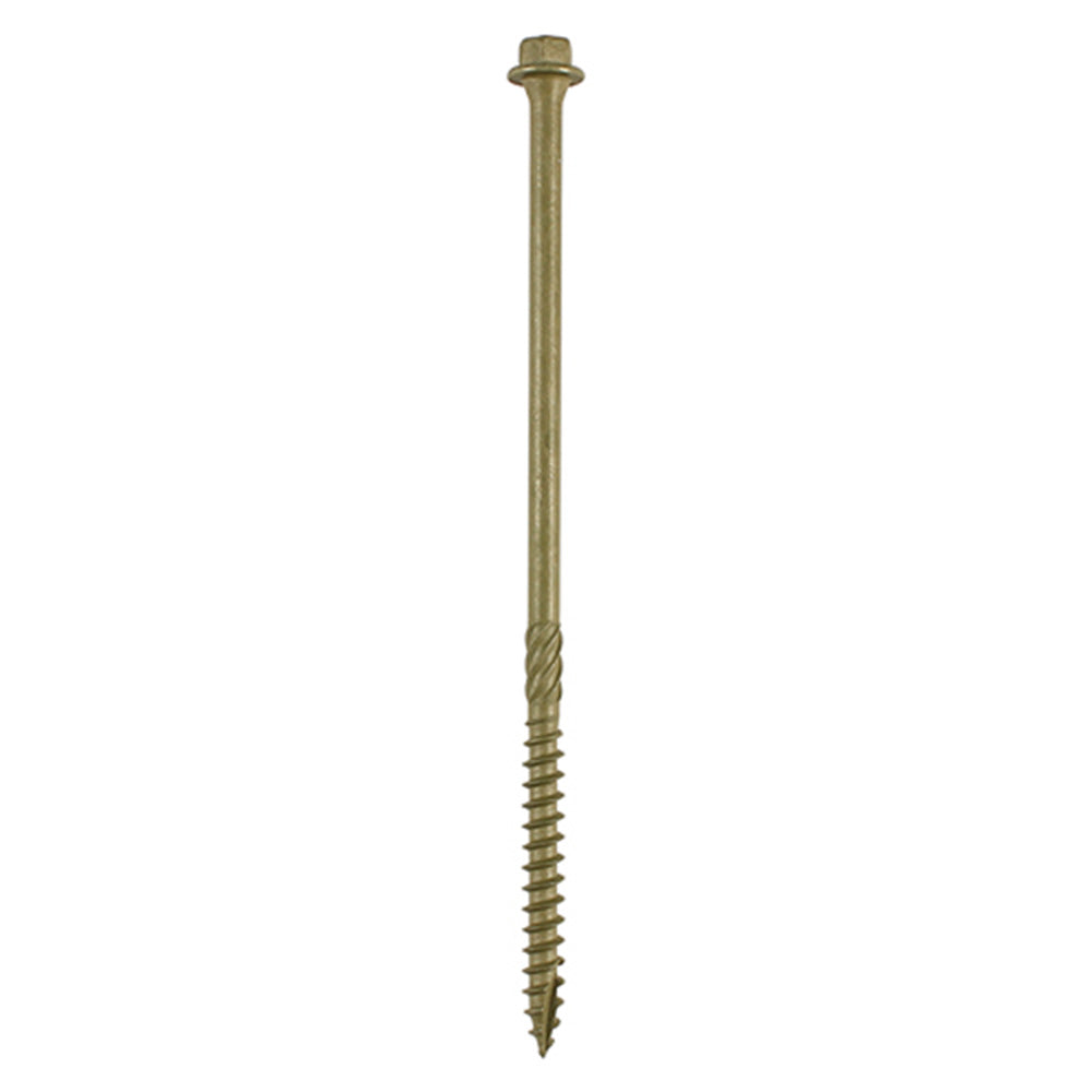 In-Dex Timber Screws - Hex - Exterior - Green Main Image