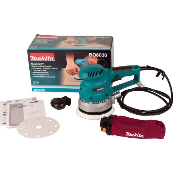 Makita BO6030 152mm (6 ) Random Orbit Sander Main Image