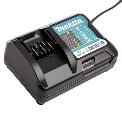 Makita DC10WD 10.8v / 12v MAX CXT Slide Lithium-Ion Battery Charger Main Image