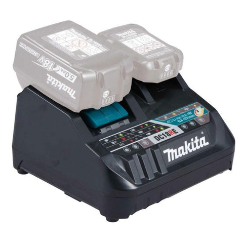 Makita DC18RE 10.8v/12v Max CXT - 18v LXT Li-Ion Dual Port Twin Charger Main Image