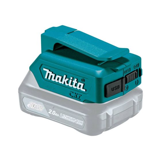 Makita DEAADP06 USB Charging 10.8v / 12v MAX CXT Lithium-Ion Battery Adapter Main Image