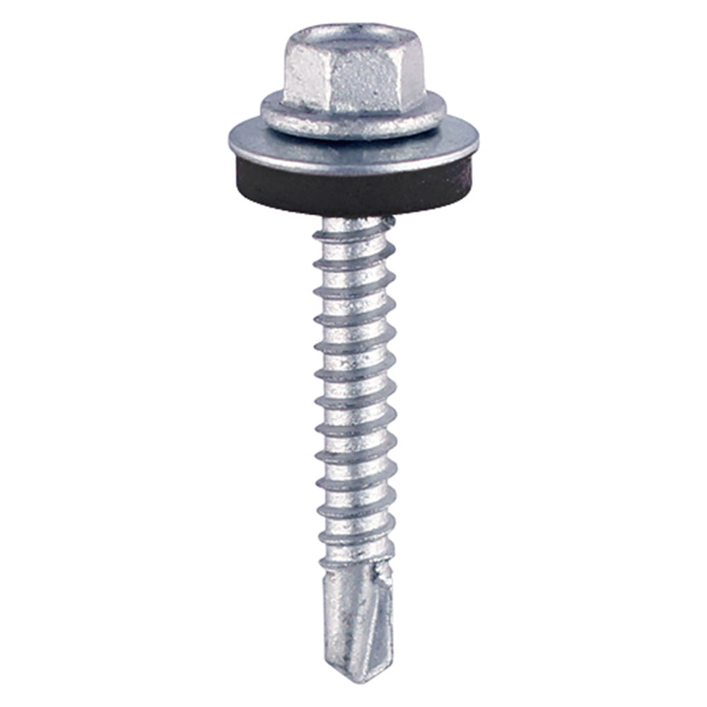 Self-Drilling Screws - Hex - For Light Section Steel - Zinc - with EPDM Washer Main Image